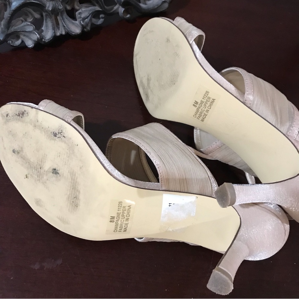 ▪️Champagne Elegant Open Toe Heels - Picture 3 of 13